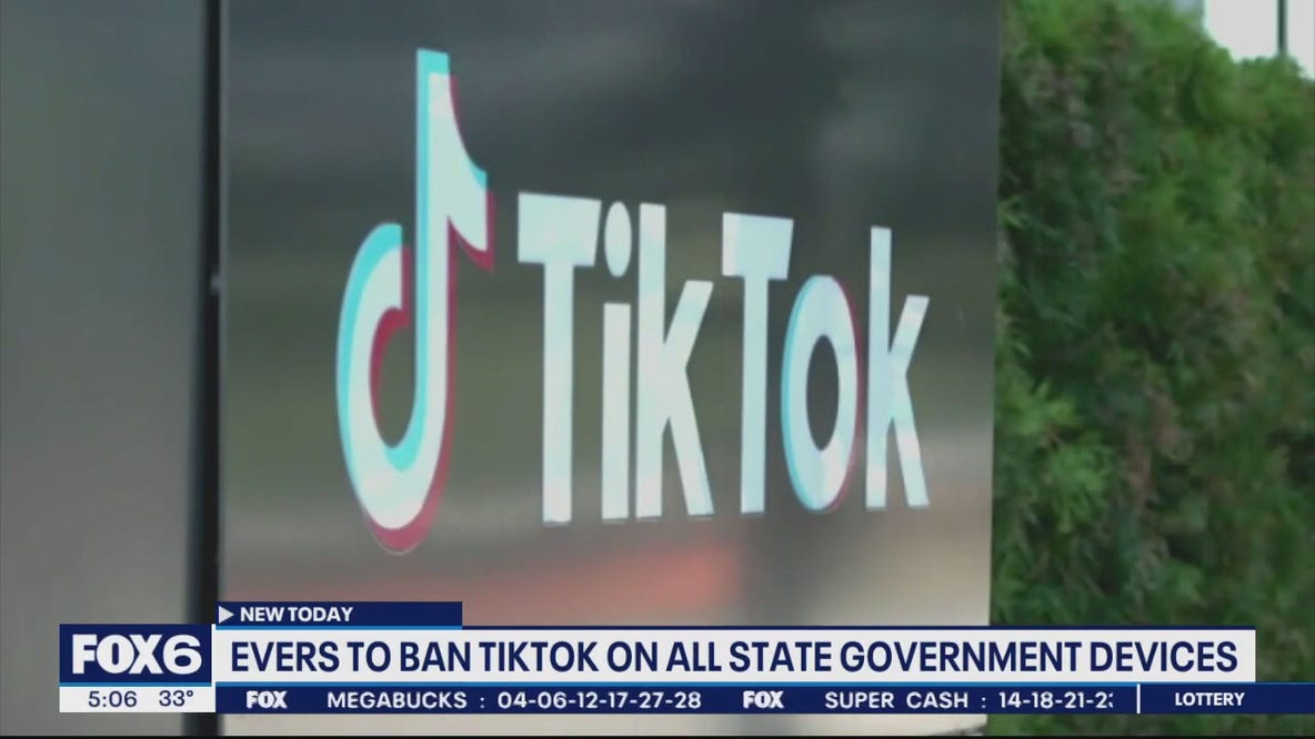 Gov. Evers to ban TikTok from state devices